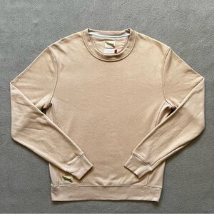 Tracksmith Sweatshirt Mens Small Beige Crew Neck